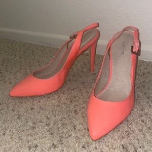 Joe’s Jeans slingback Pumps - Cute Coral!